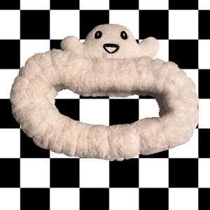 Plush White Ghost Headband